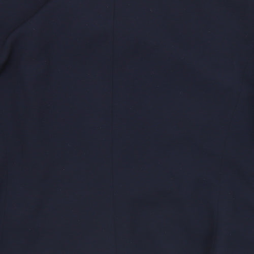 Separa Womens Black  Polyester Jacket Blazer Size 14