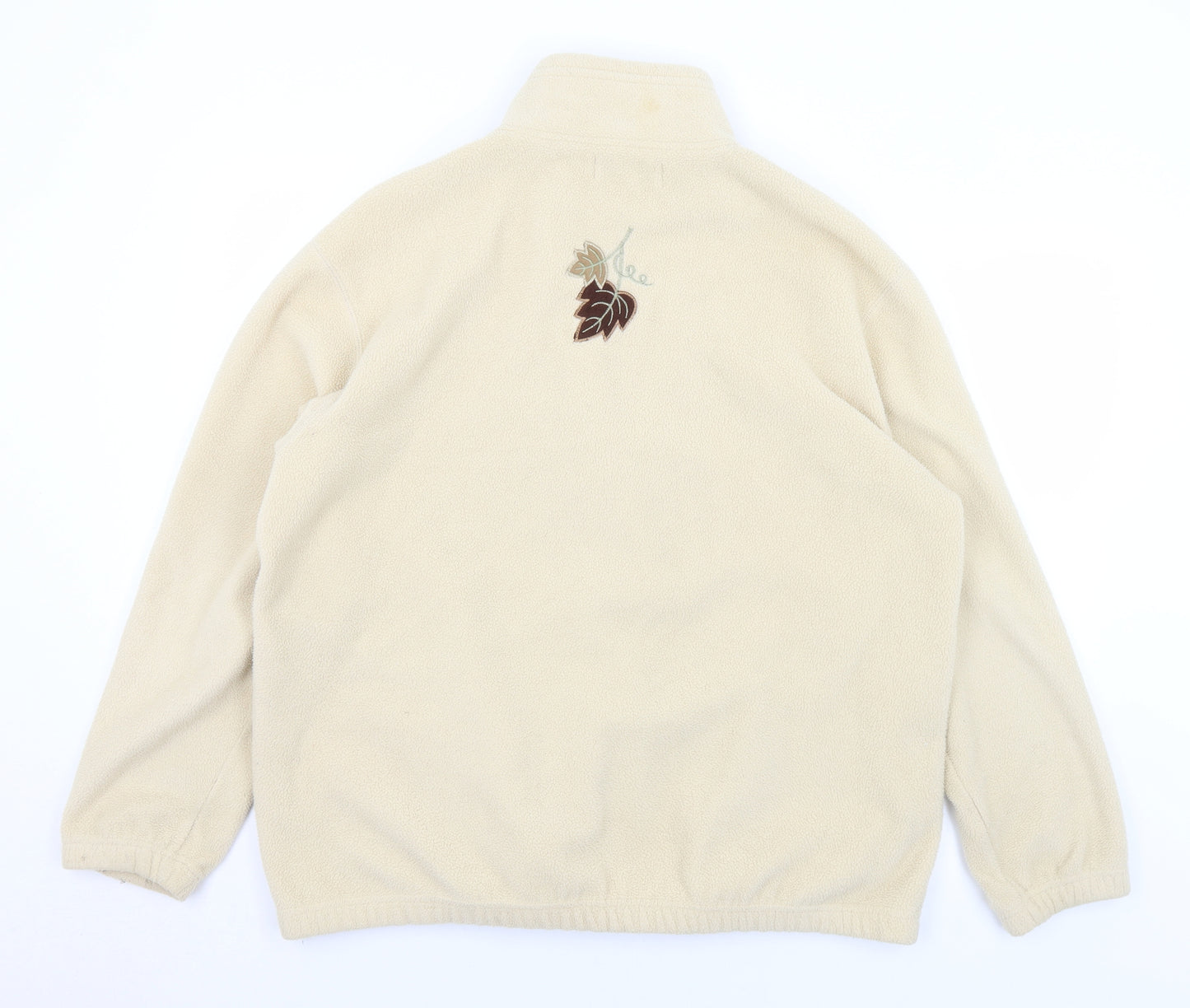 Northmoor Womens Beige Floral  Jacket  Size 16  Zip - 16/18