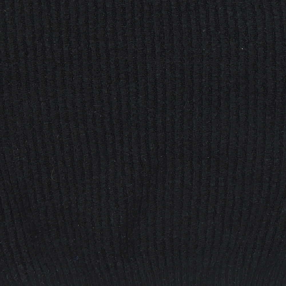 ASOS Womens Black Mock Neck  Acrylic Pullover Jumper Size 10