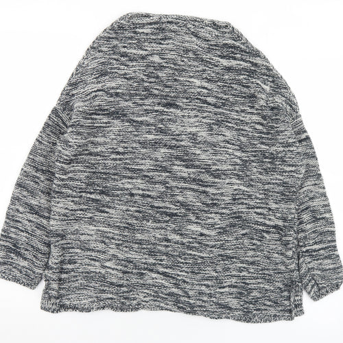 Primark Womens Grey Boat Neck  Acrylic Pullover Jumper Size 10