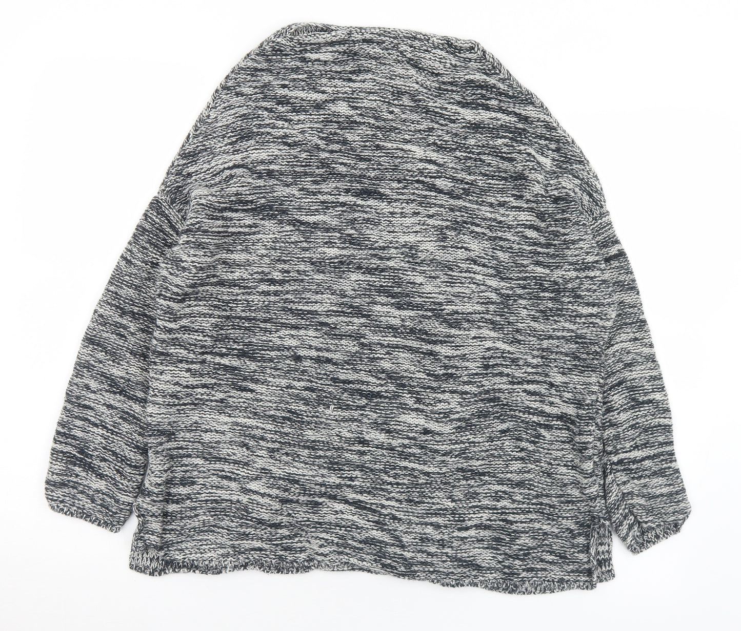 Primark Womens Grey Boat Neck  Acrylic Pullover Jumper Size 10
