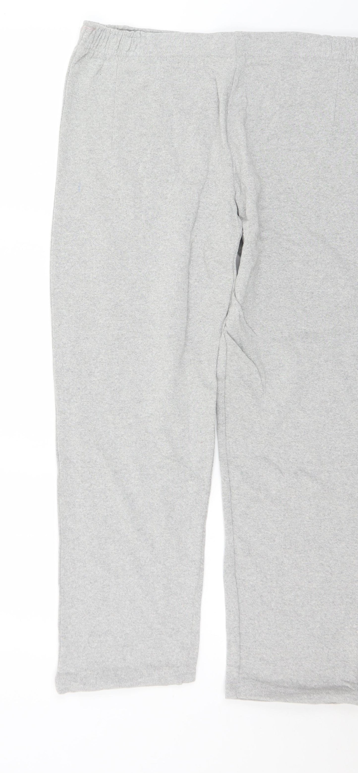 WA Womens Grey  Cotton Jogger Trousers Size L L26 in Regular  - Cropped