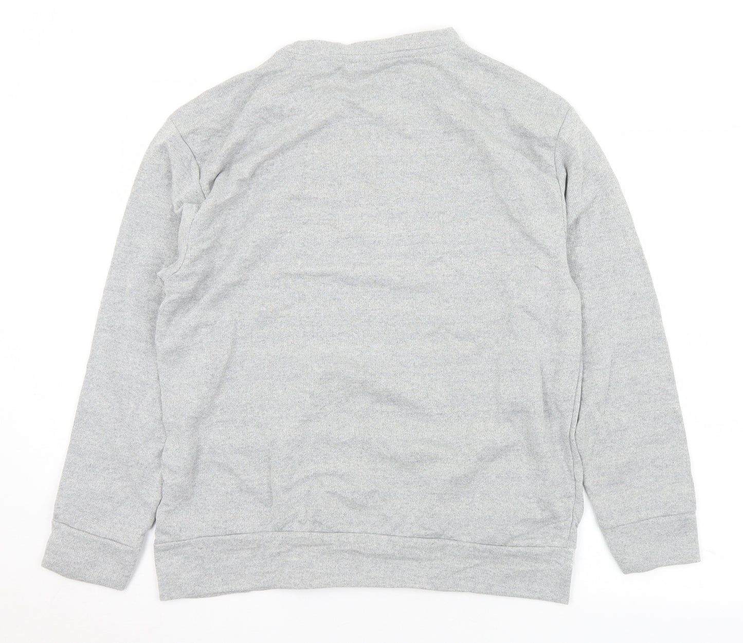 WA Womens Grey  Cotton Pullover Sweatshirt Size L