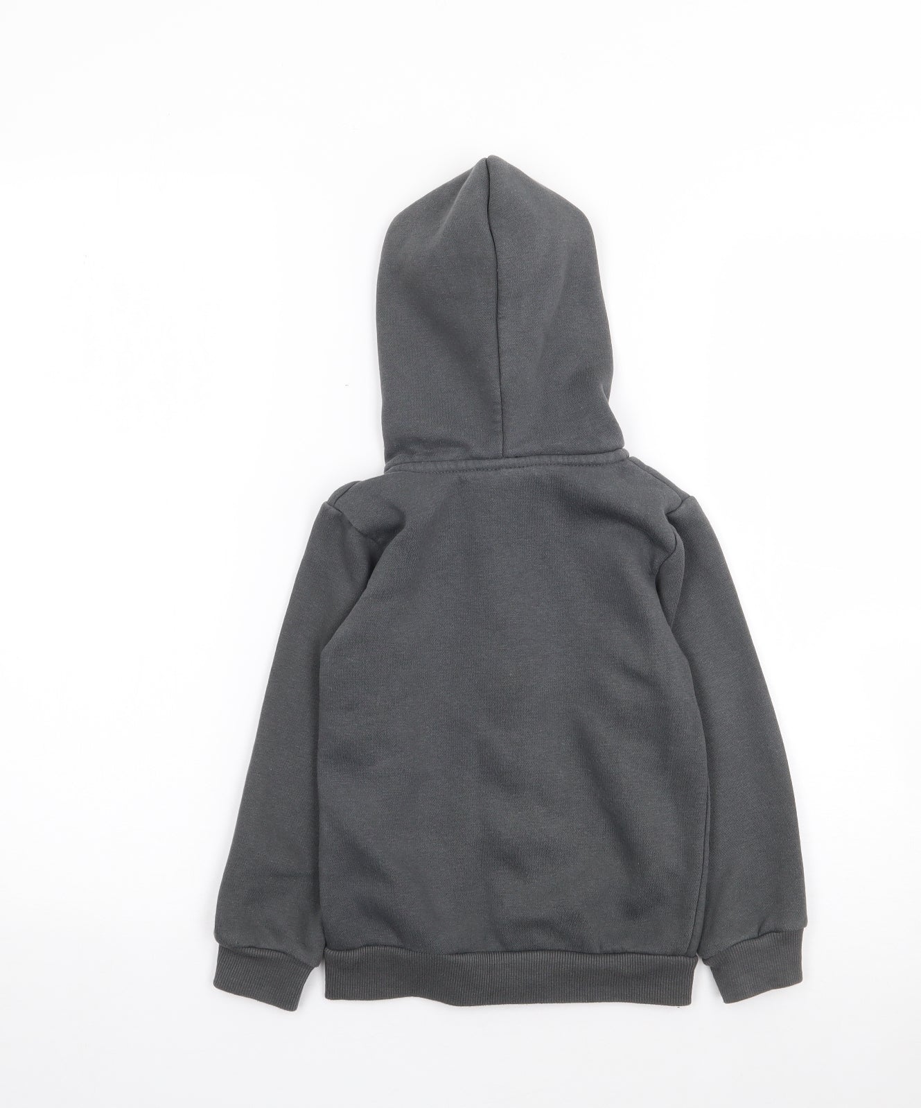 McKenzie Boys Grey  Cotton Full Zip Hoodie Size 5-6 Years  Zip