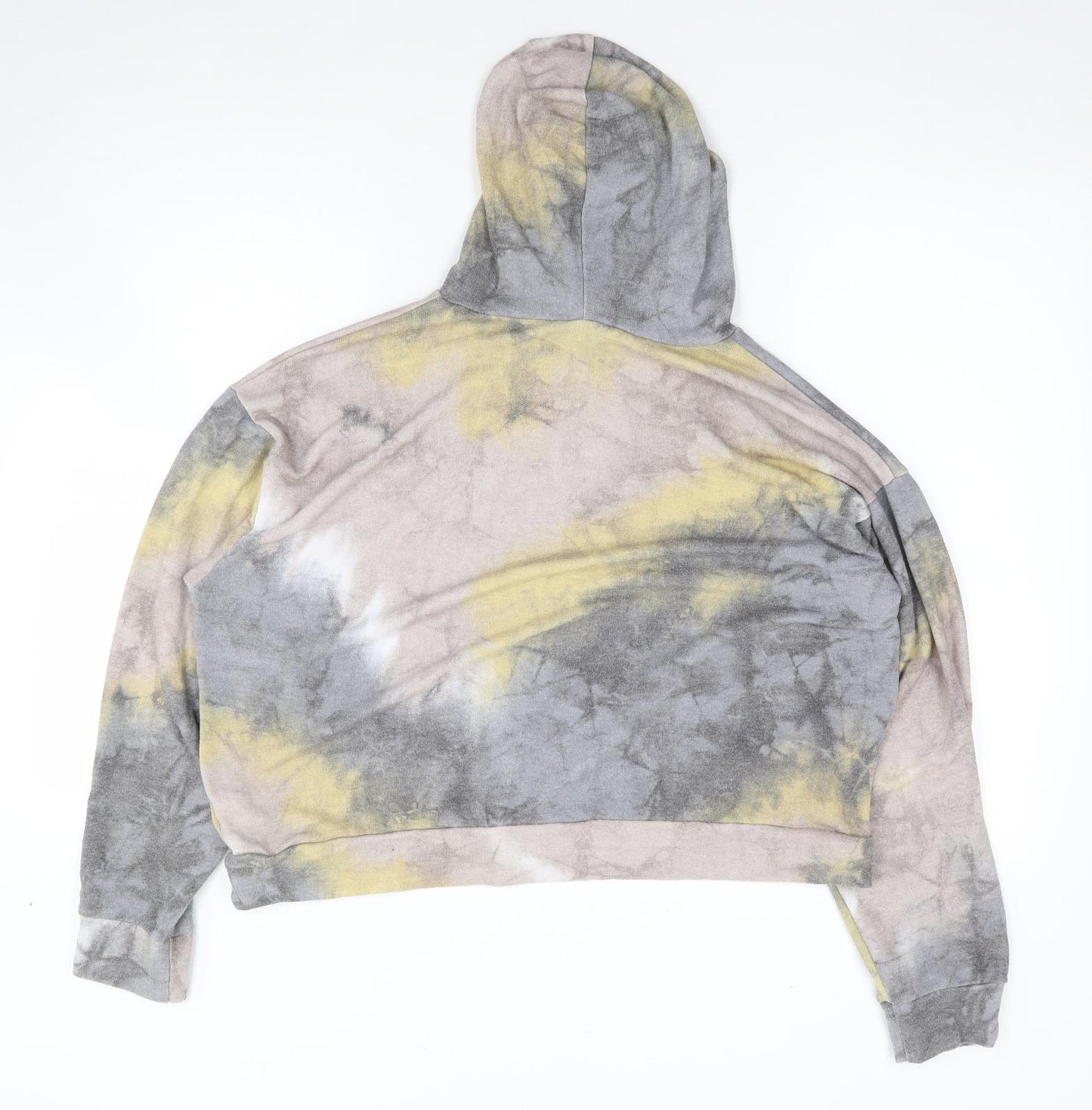New Look Womens Multicoloured  Polyester Pullover Hoodie Size L  Pullover - Tie Dye