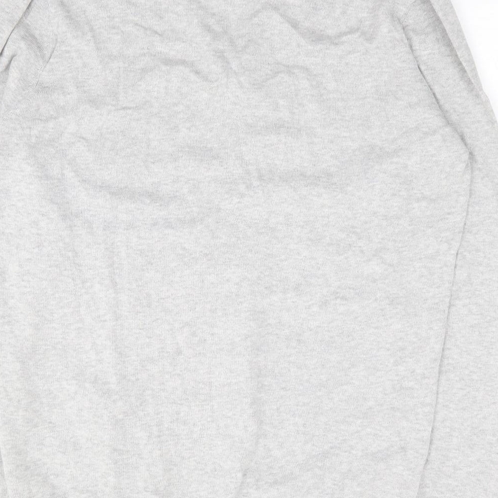 Le Shark Mens Grey V-Neck  Cotton Pullover Jumper Size L