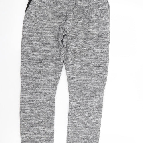 Primark Boys Grey  Polyester Jogger Trousers Size 10-11 Years L24 in Regular Drawstring