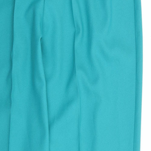 Originals by Slimma Womens Green  Polyester Trousers  Size 18 L30 in Regular Zip
