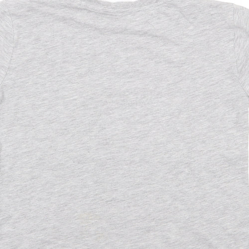 NEXT Boys Grey  Cotton Jersey T-Shirt Size 7 Years Crew Neck Pullover - Gaming