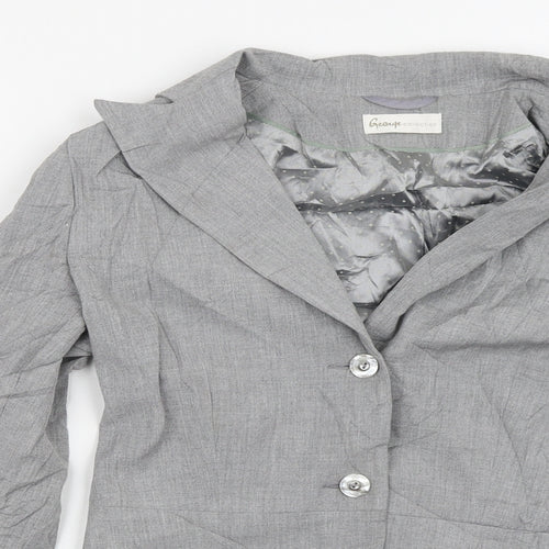 George Womens Grey   Jacket Blazer Size 10  Button