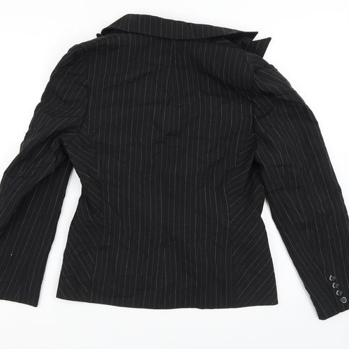Dorothy Perkins Womens Black Striped  Jacket Blazer Size 12