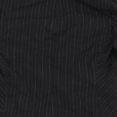 Dorothy Perkins Womens Black Striped  Jacket Blazer Size 12