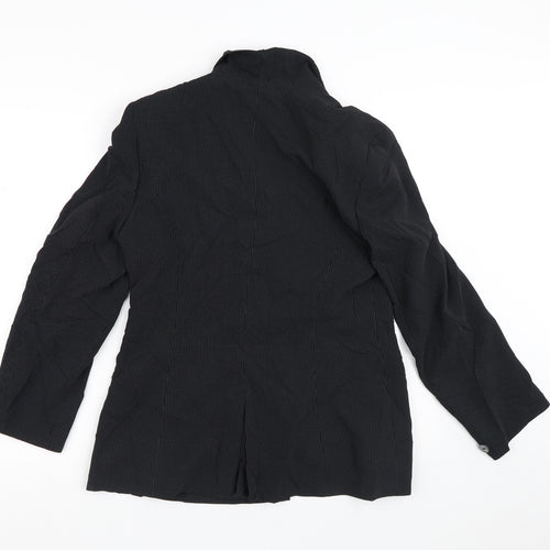 Kaliko Womens Black Polka Dot  Jacket Blazer Size 12