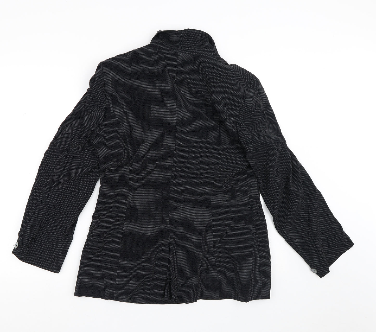Kaliko Womens Black Polka Dot  Jacket Blazer Size 12