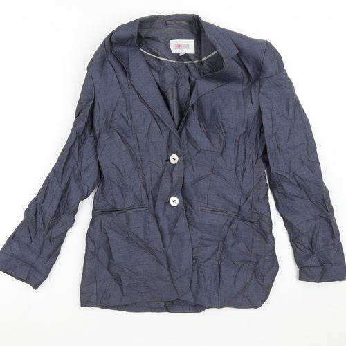 NEXT Womens Blue Striped  Jacket Blazer Size 8