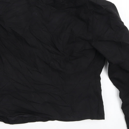 Topshop Womens Black   Jacket Blazer Size 8
