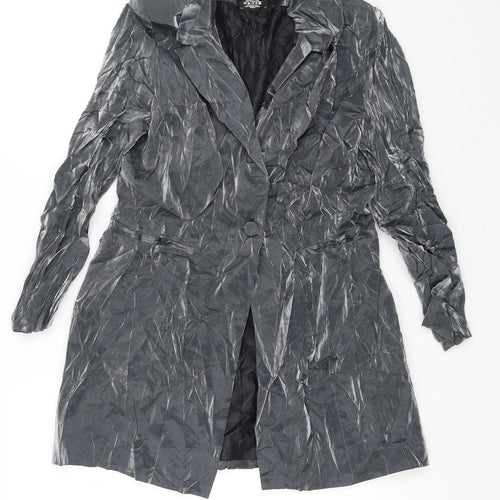 Sara Neal Womens Silver   Jacket  Size 12