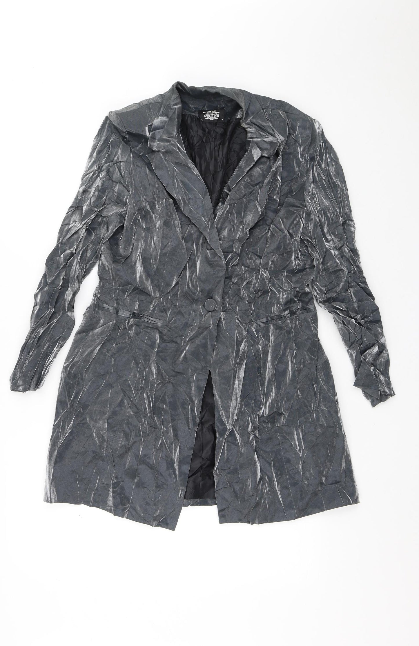 Sara Neal Womens Silver   Jacket  Size 12
