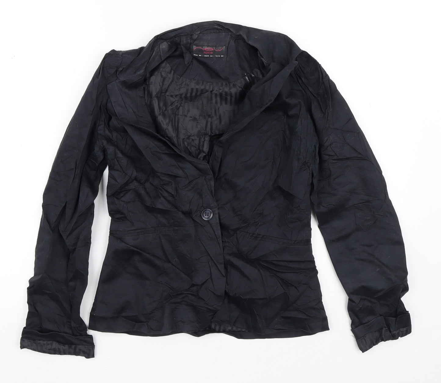 New Look Womens Black   Jacket Blazer Size 10