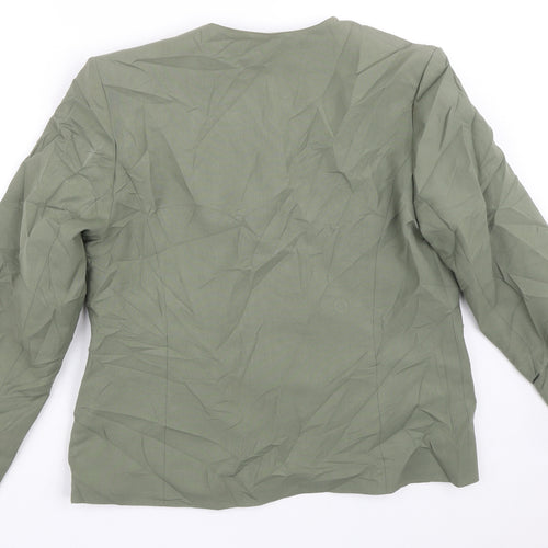 Debenhams Womens Green   Jacket Blazer Size 16