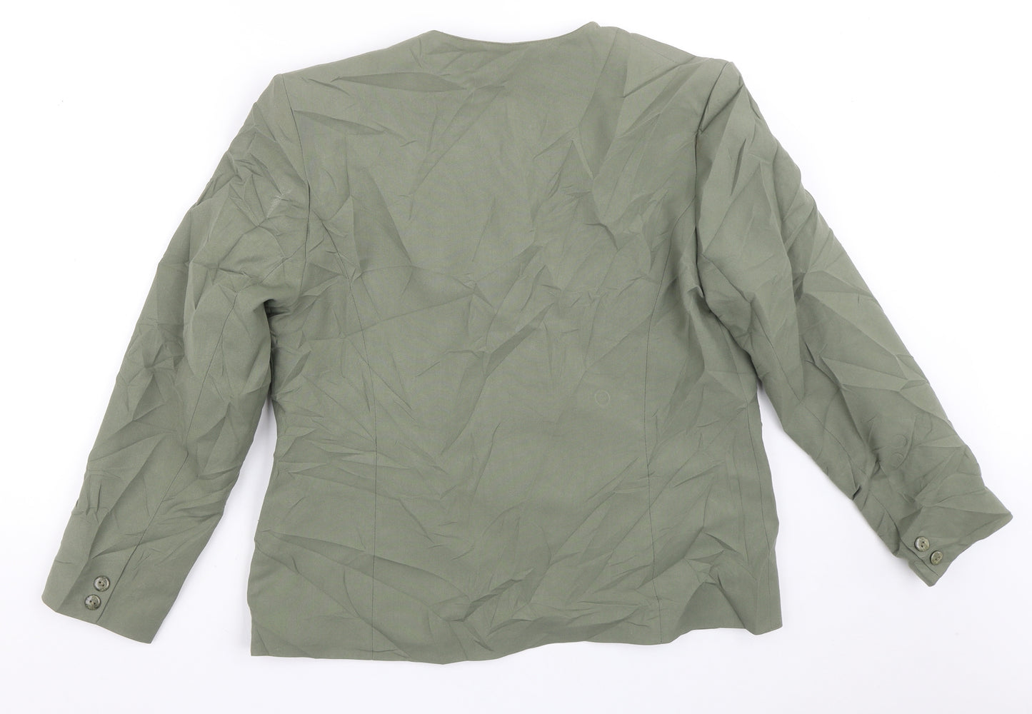 Debenhams Womens Green   Jacket Blazer Size 16