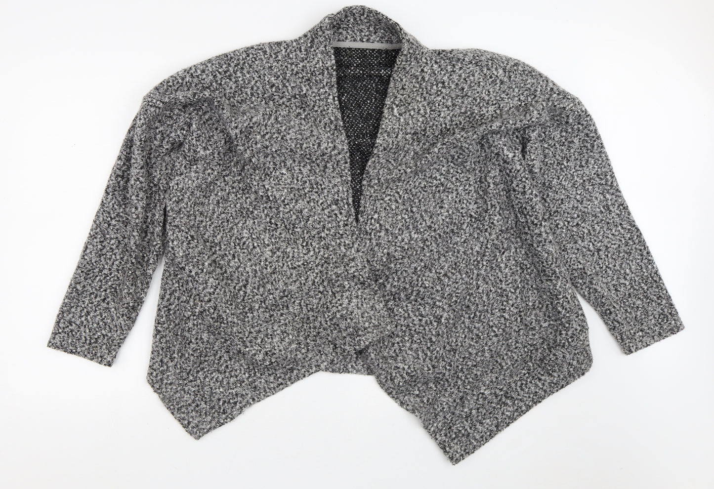 Marks and Spencer Womens Grey V-Neck  Polyester Cardigan Jumper Size 20