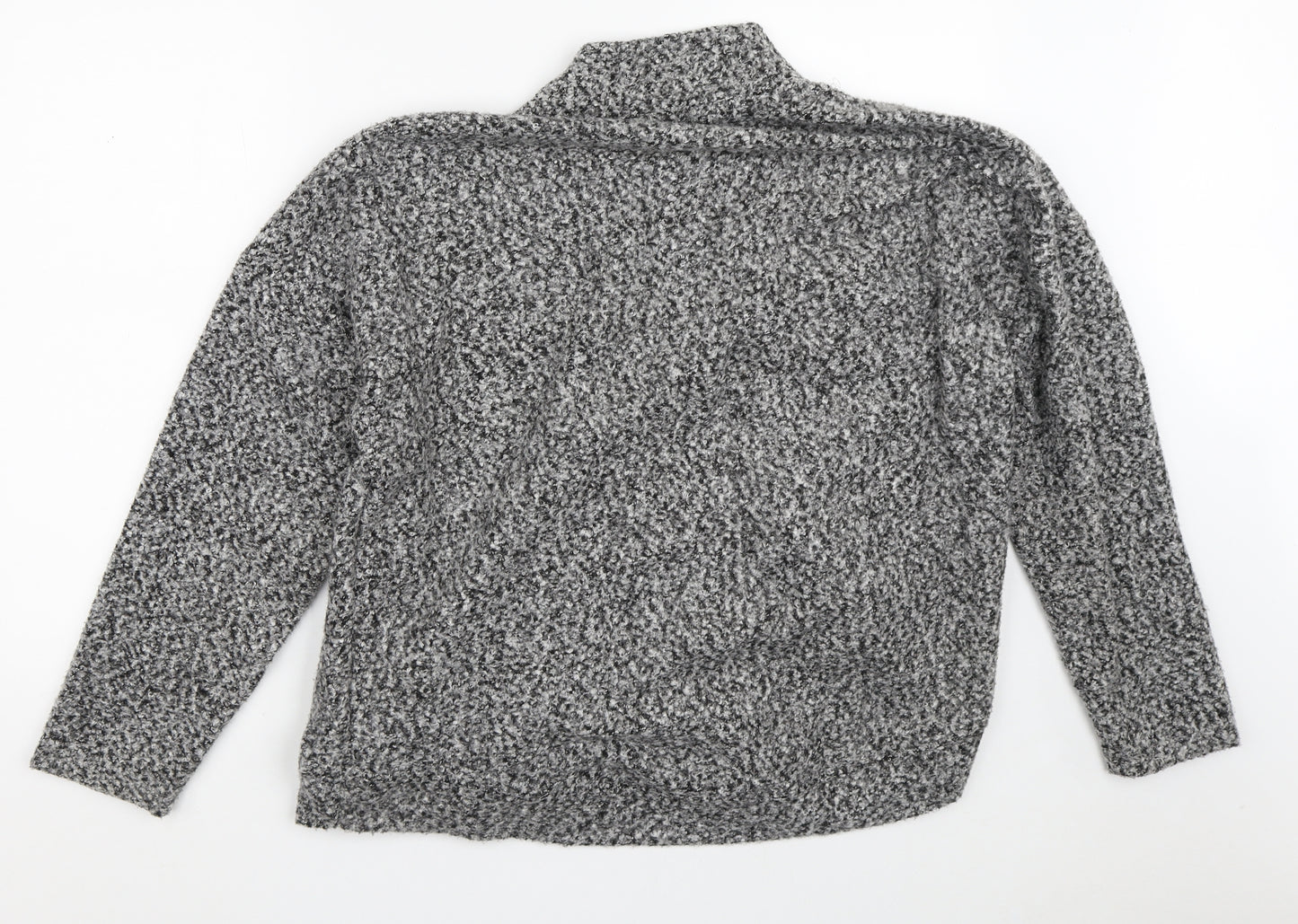 Marks and Spencer Womens Grey V-Neck  Polyester Cardigan Jumper Size 20