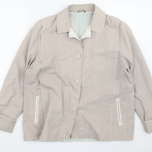 Eleganze Womens Brown   Jacket Blazer Size 14