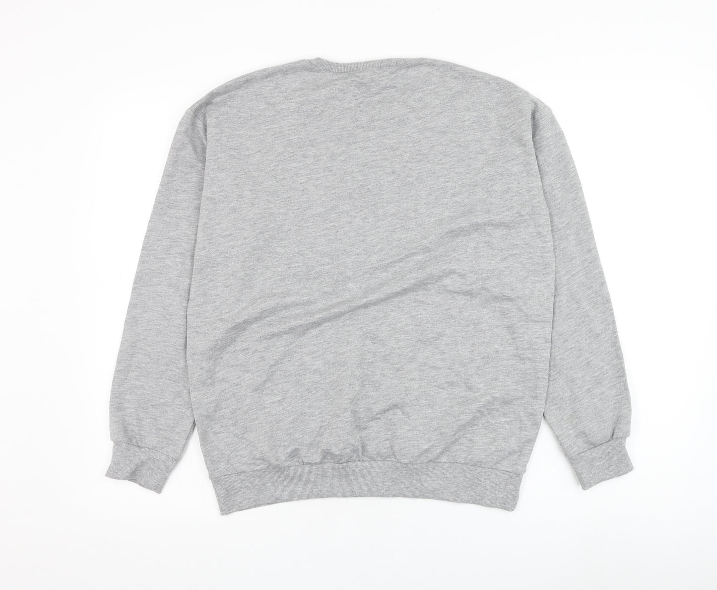 Select Womens Grey  Cotton Pullover Sweatshirt Size S  Pullover