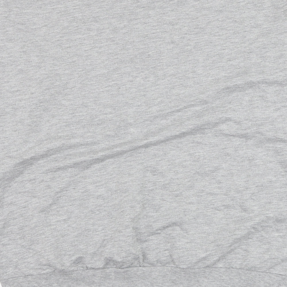 Select Womens Grey  Cotton Pullover Sweatshirt Size S  Pullover
