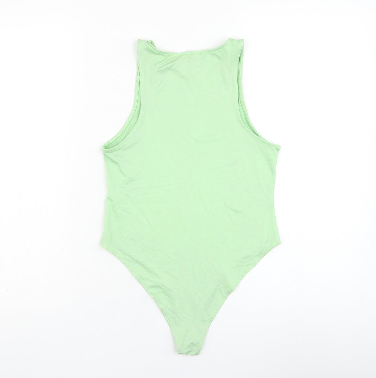 Primark Womens Green  Polyamide Bodysuit One-Piece Size 10  Hook & Loop