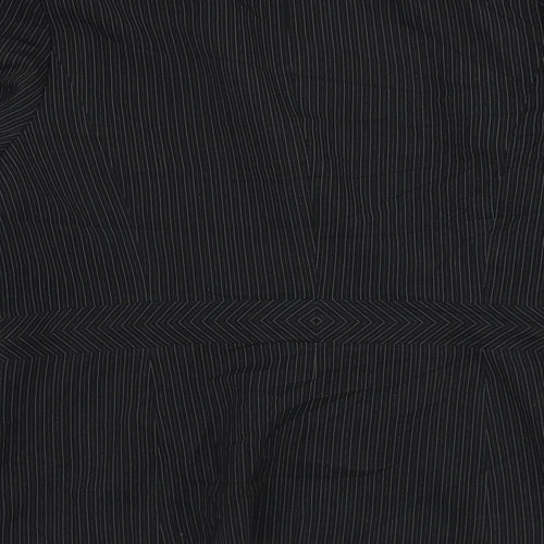 Dorothy Perkins Womens Black Striped  Jacket Blazer Size 16  Button
