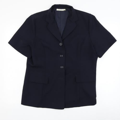 Prima Womens Blue   Jacket  Size 18  Button