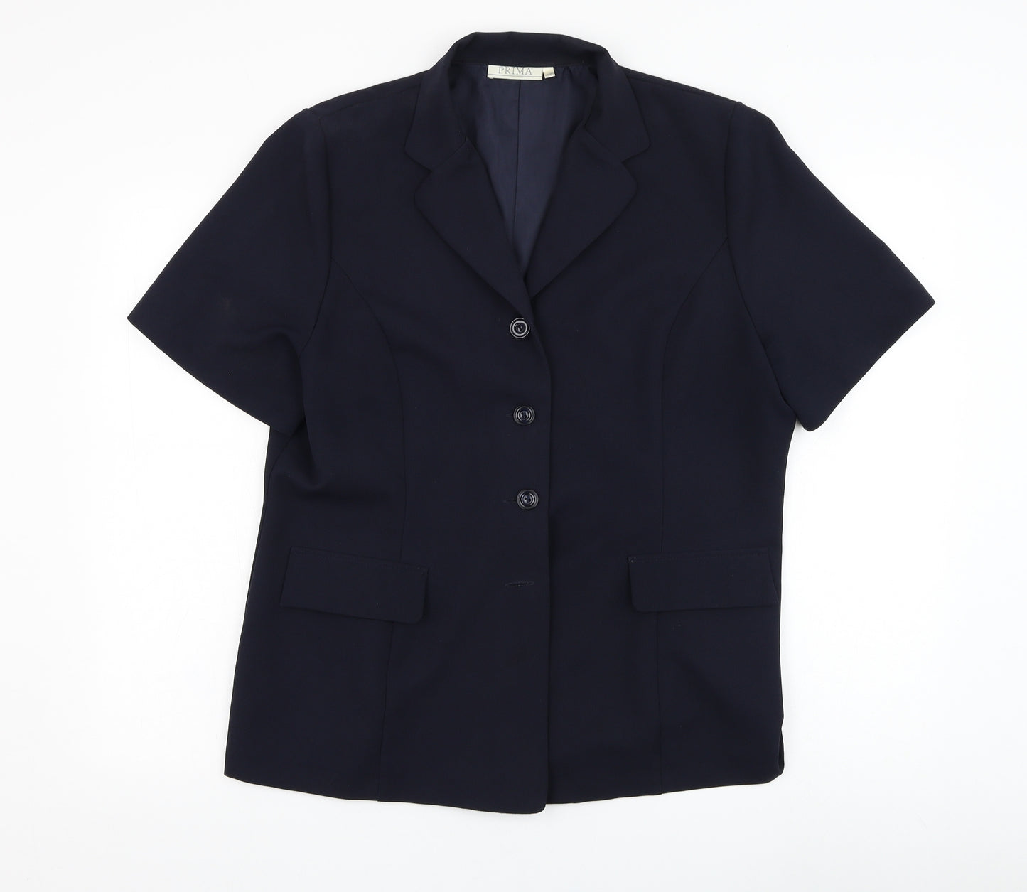 Prima Womens Blue   Jacket  Size 18  Button