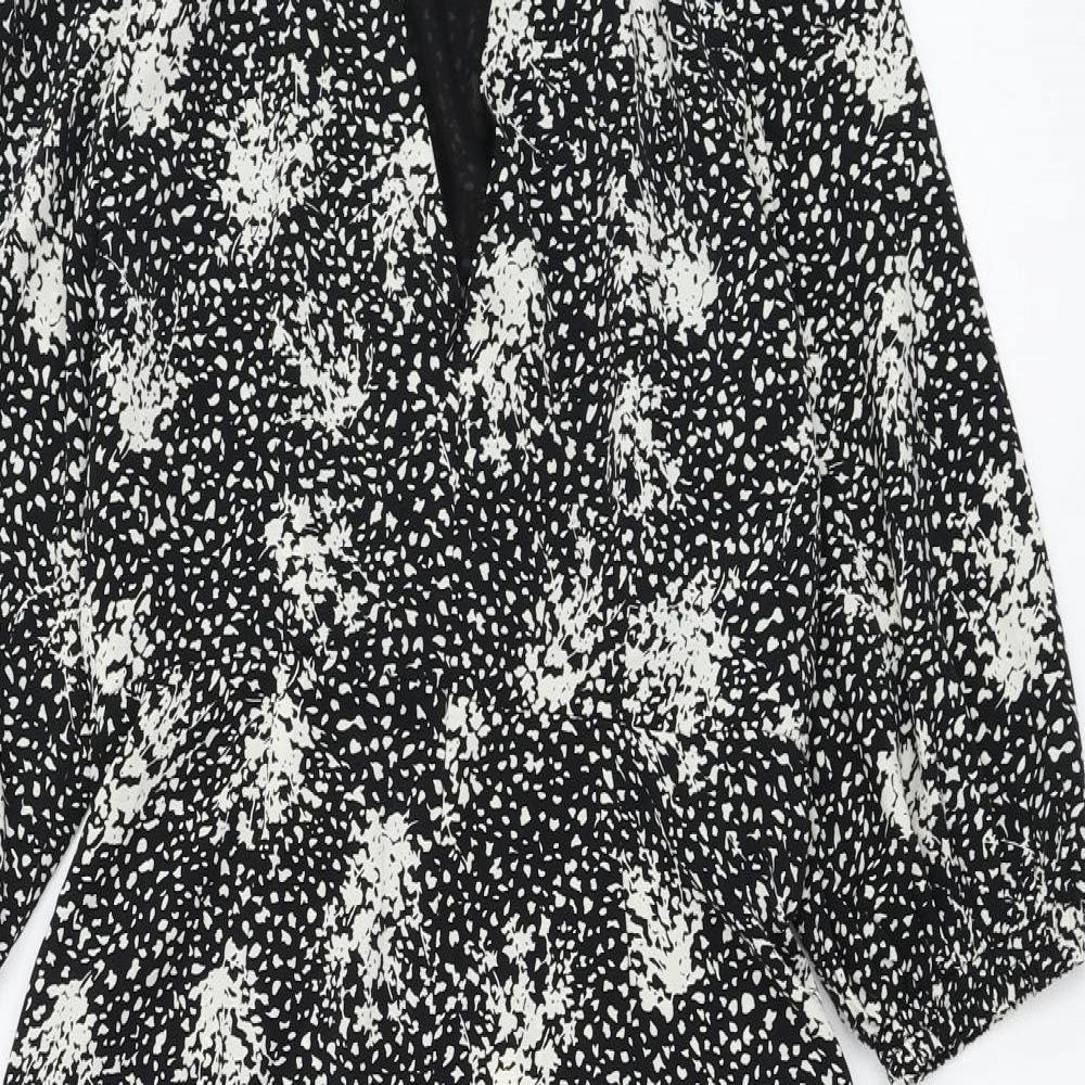 Louche Womens Black  Polyester Fit & Flare  Size 10  Round Neck Pullover