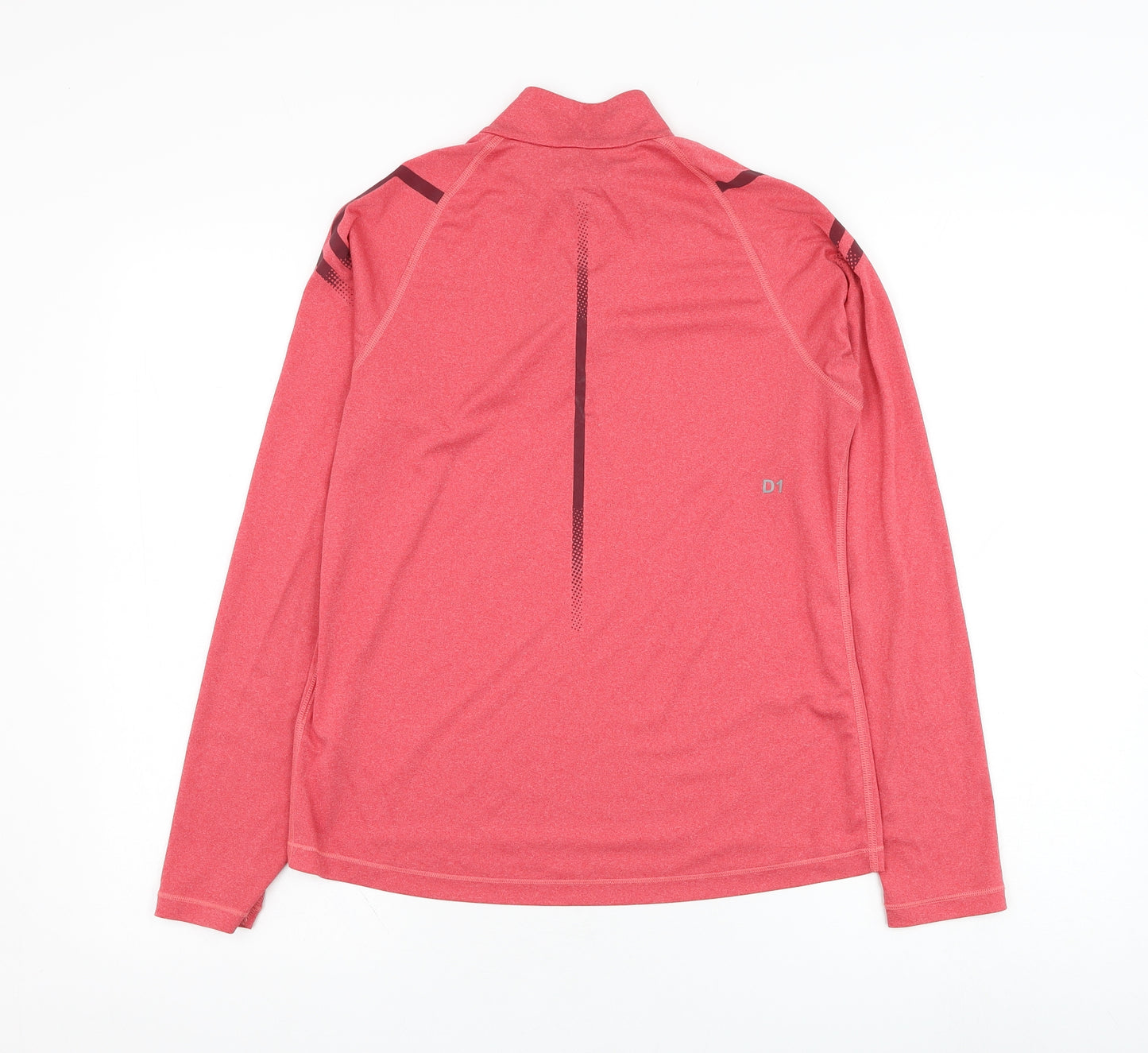ASICS Womens Red  Polyester Pullover Sweatshirt Size S  Pullover