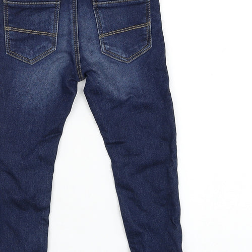 TU Boys Blue  Cotton Capri Jeans Size 18-24 Months  Pullover