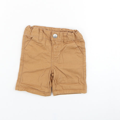 Primark Boys Brown  Cotton Cropped Trousers Size 3-6 Months  Pullover