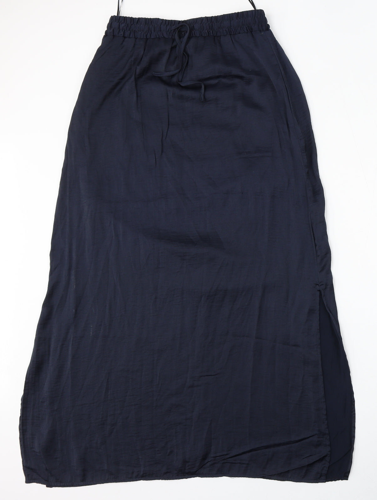 VILA Womens Blue  Polyester Swing Skirt Size M