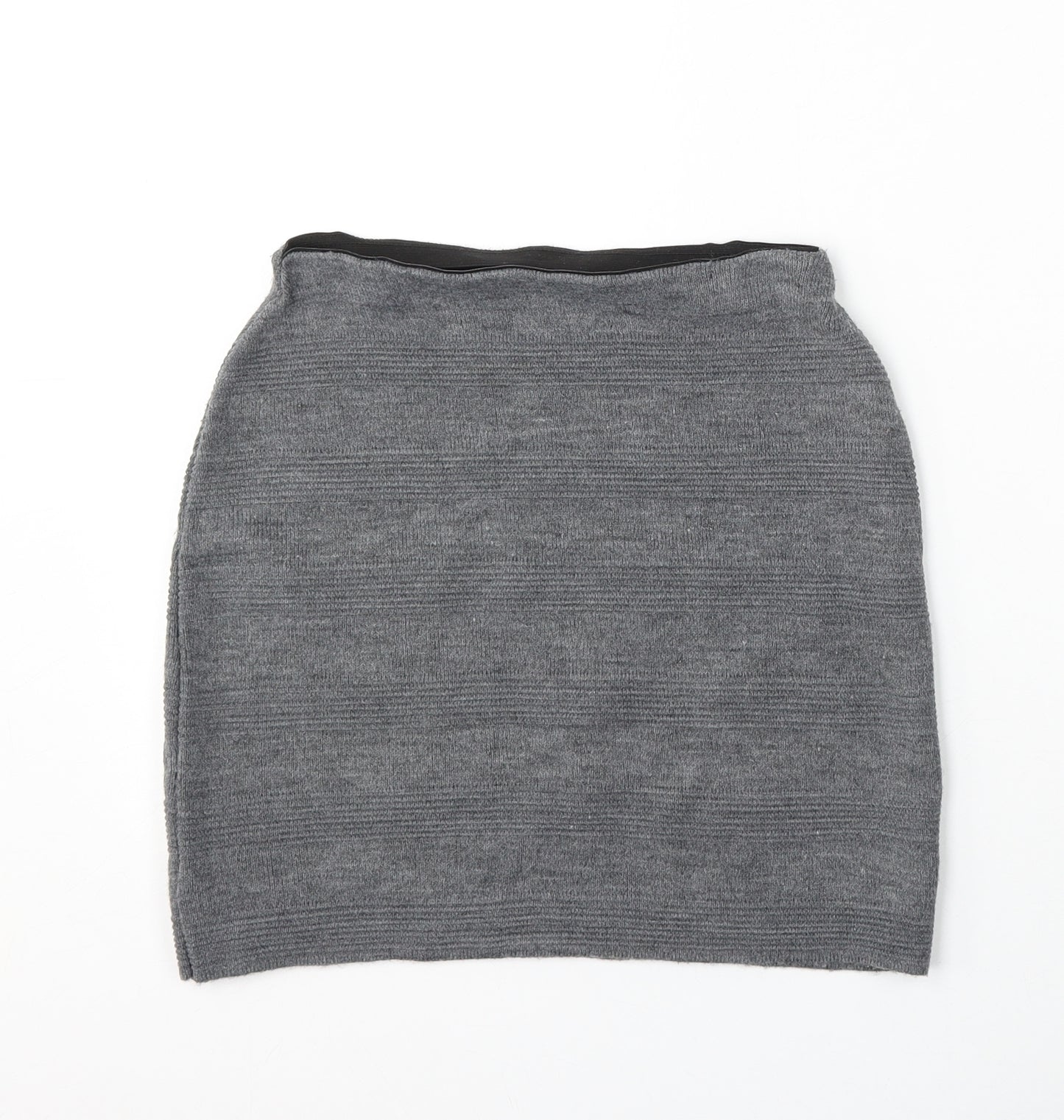 Atmosphere Womens Grey  Acrylic A-Line Skirt Size 8