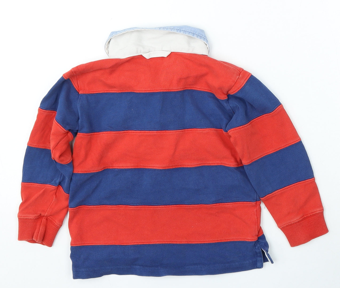 GANT Baby Multicoloured Striped Polyester Basic Button-Up Size 24 Months Collared Button