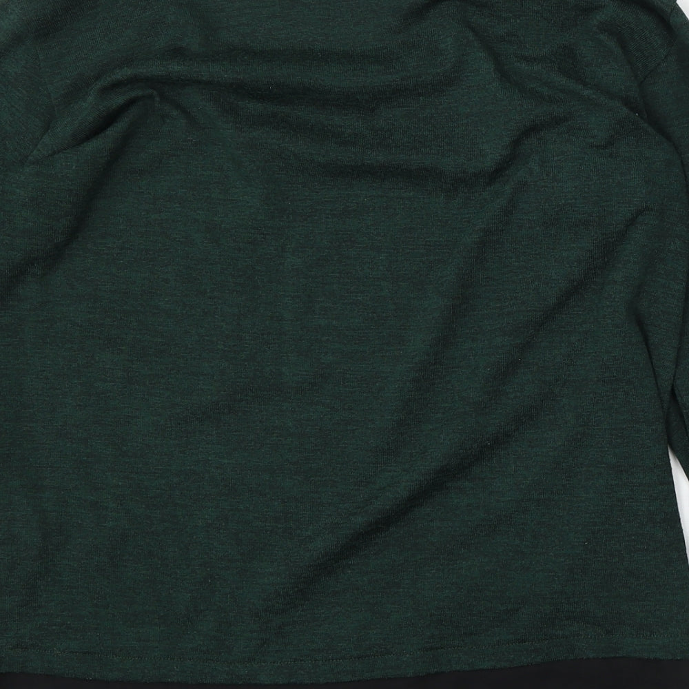 Atmosphere Womens Green Round Neck  Polyester Pullover Jumper Size 12