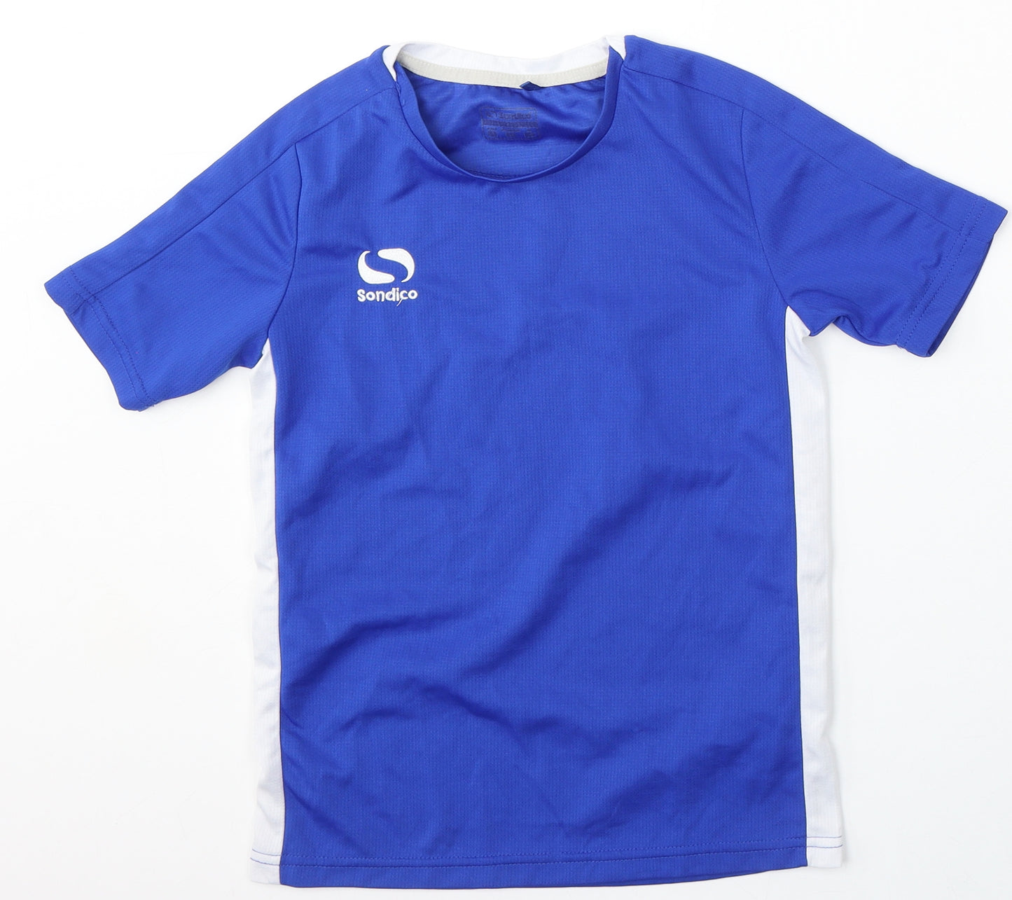 Sondico Boys Blue  Polyester Basic T-Shirt Size 9-10 Years Round Neck