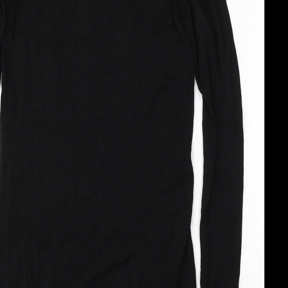 ESMARA Womens Black  Viscose Jumper Dress  Size 10  Round Neck
