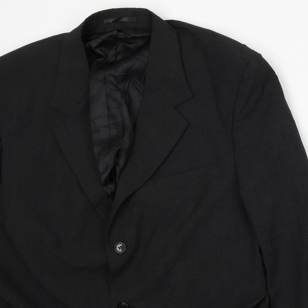 NEXT Mens Grey  Wool Jacket Suit Size 42