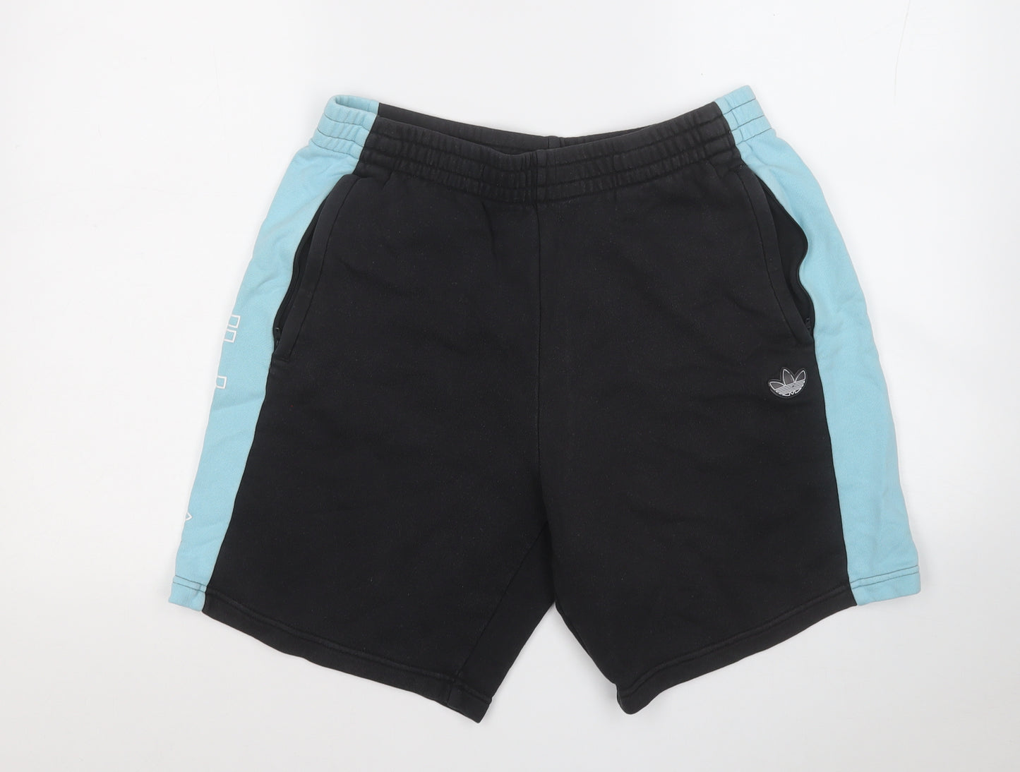 adidas Mens Black  Cotton Sweat Shorts Size M  Regular