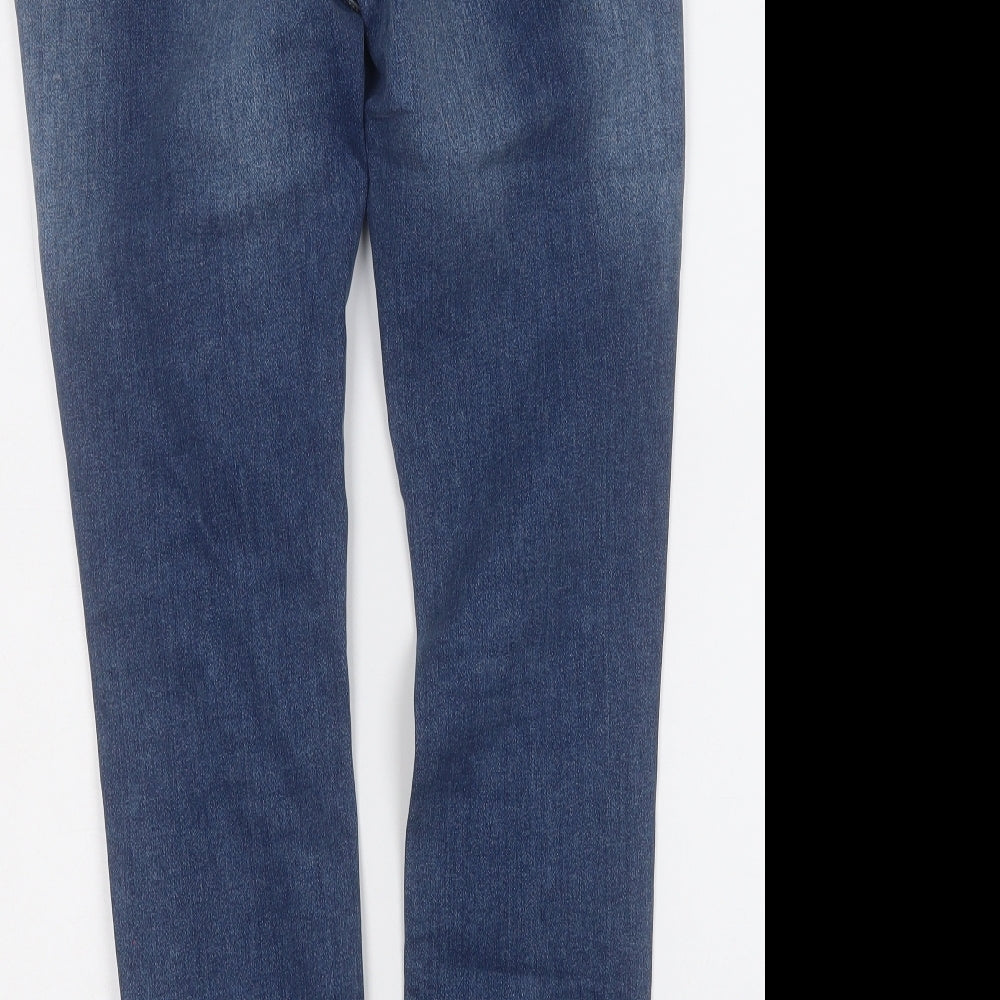 11 degrees Mens Blue  Cotton Skinny Jeans Size 36 L28 in Regular