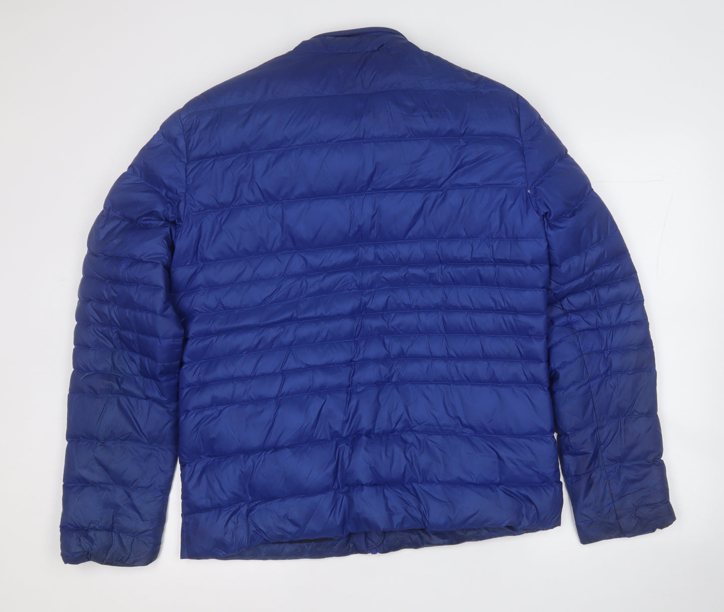 Crew Clothing Mens Blue   Puffer Jacket Coat Size M
