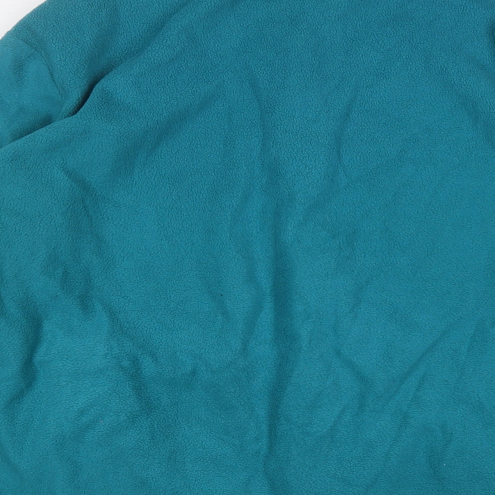 Marks and Spencer Womens Blue Round Neck  Polyester Full Zip Jumper Size 20