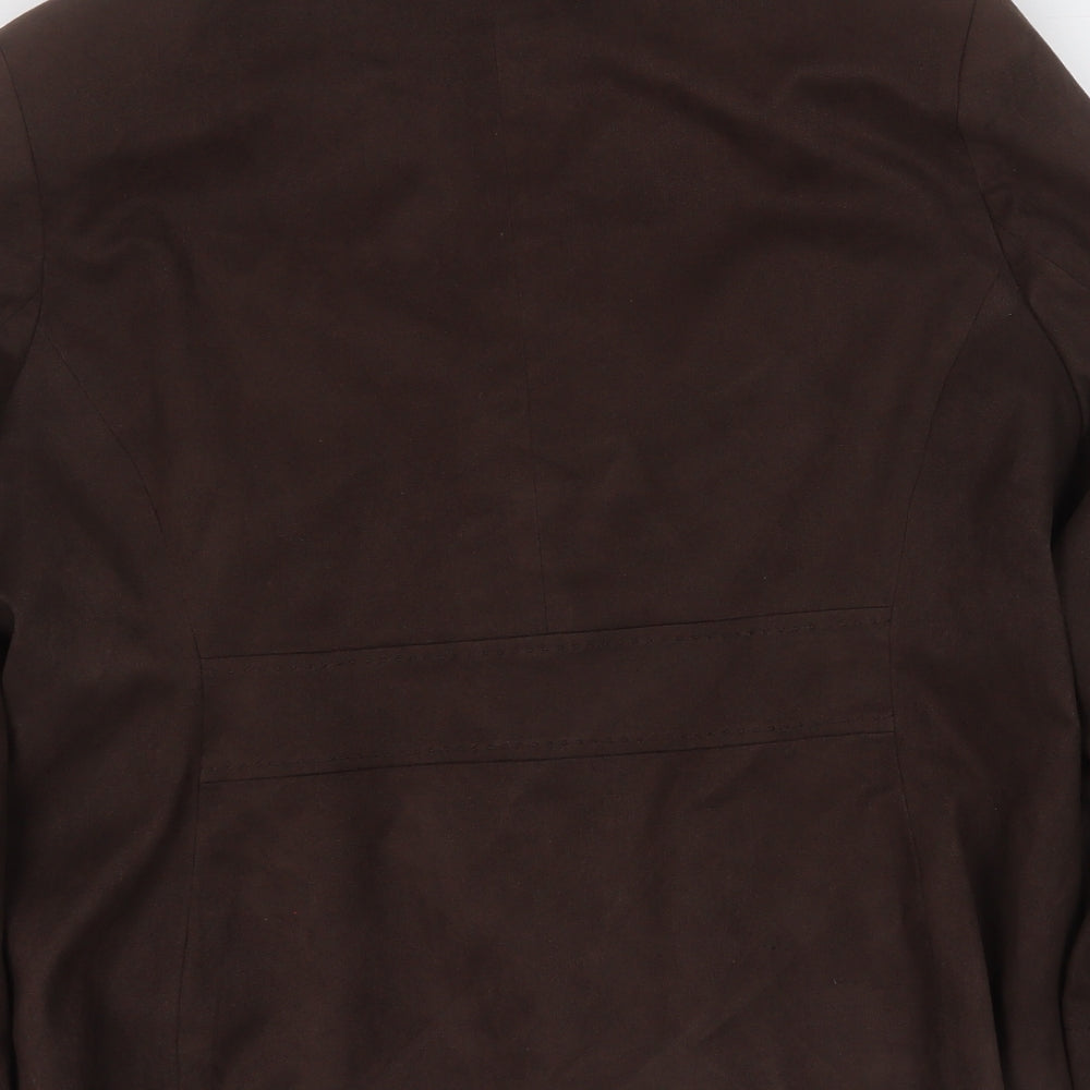 M&Co Womens Brown   Jacket Blazer Size 18